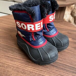 Sorel Snow Commander Toddler Boots Size 9